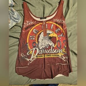Davidson Women's Burgundy Tank Top